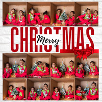 Red and Green Merry Christmas Collage Instagram Post